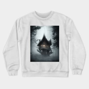 Whispering Hut in the Darkwood Crewneck Sweatshirt